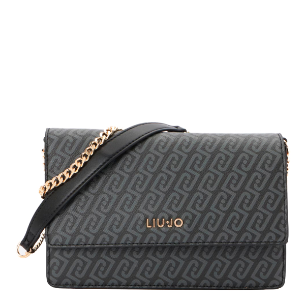 Liu Jo Petit sac bandoulire monogramm - UNICAN Noir- Ref 126 €